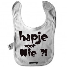 Hapje voor wie? Baby Slabbetje